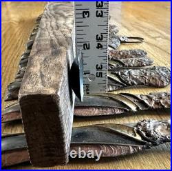 MCM Brutalist Mid Century Modern LAST SUPPER Wall Sculpture Candle Rare JESUS