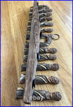 MCM Brutalist Mid Century Modern LAST SUPPER Wall Sculpture Candle Rare JESUS