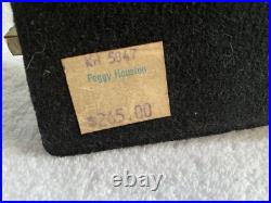 MCM Dara International Sculpture Whales Brass Black Lacquer 1983 Tag $265 RARE