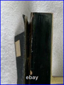MCM Dara International Sculpture Whales Brass Black Lacquer 1983 Tag $265 RARE MCM Dara International Sculpture Whales Brass Black Lacquer 1983 Tag $265 RARE
