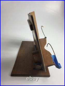 MCM Designcraft walnut BookTilt book holder Mid Century Modern RARE