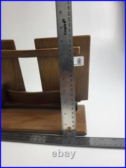 MCM Designcraft walnut BookTilt book holder Mid Century Modern RARE