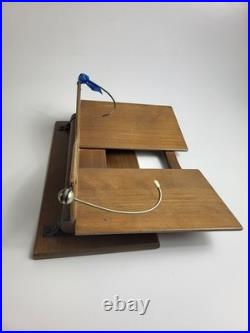 MCM Designcraft walnut BookTilt book holder Mid Century Modern RARE