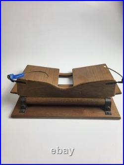 MCM Designcraft walnut BookTilt book holder Mid Century Modern RARE