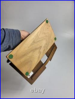 MCM Designcraft walnut BookTilt book holder Mid Century Modern RARE