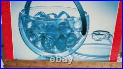 MCM RARE New Old Stock Retro Space Age Guzzini Stella Sphere Shaped Ice Bucket