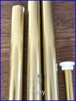 MCM RARE Quaker Pole Master Tension Record Holder w Instructions 4 Album Baskets