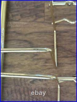 MCM RARE Quaker Pole Master Tension Record Holder w Instructions 4 Album Baskets
