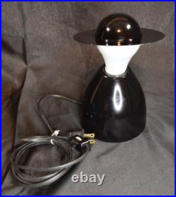 MCM TEMDE Hat Table Lamp Rare Unique 1960's Unmarked Space Age