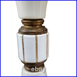 MCM Table Lamps Pair Rare 3 Way Body Switch Unique