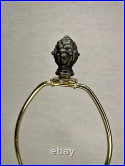 MCM Vintage Brass Pineapple Table Lamp Mid Century Modern Hollywood Regency Rare