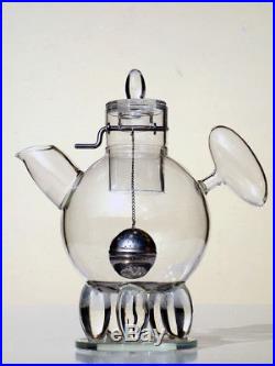 MICHAEL GRAVES rare glass teapot Nanna design Leonardo with box