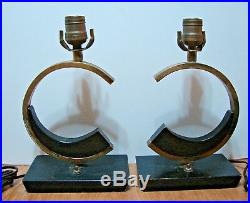 Majestic Mid Century Modern Table Lamps (Pair) Very Rare FREE SHIPPING