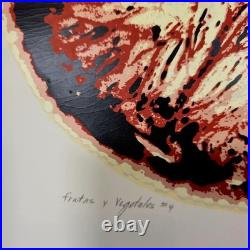 Marjorie Bean 1975 Frutas y Vegetales #4 Original Acrylic Painting Signed 24x22 Marjorie Bean 1975 Frutas y Vegetales #4 Original Acrylic Painting Signed 24x22