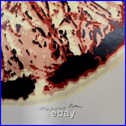 Marjorie Bean 1975 Frutas y Vegetales #4 Original Acrylic Painting Signed 24x22