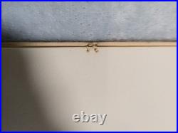 Marjorie Bean 1975 Frutas y Vegetales #4 Original Acrylic Painting Signed 24x22