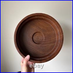Massive Rare Mid-Century Mod Nesting Solid Teak Wood Canister Set Storage Jars Massive Rare Mid-Century Mod Nesting Solid Teak Wood Canister Set Storage Jars