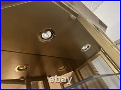 Mastercraft Mid-Century Pristine Condition Brass Vitrine Rare Design