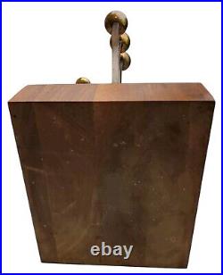 Maxwell Chayat Mid Century Modern Brutalist Judaica Menorah Signed Rare Maxwell Chayat Mid Century Modern Brutalist Judaica Menorah Signed Rare