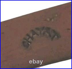 Maxwell Chayat Mid Century Modern Brutalist Judaica Menorah Signed Rare Maxwell Chayat Mid Century Modern Brutalist Judaica Menorah Signed Rare