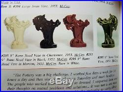 McCoy White (RARE) Ram Head Vase