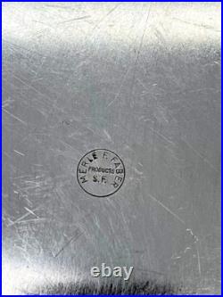 Merle F Faber Signed Large Mid-Century Modern Bowl 12 Round Rare Decor