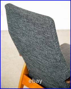 Mid Century Danish Modern Lounge Chair Recliner Christian Sorensen Teak Oak Mcm