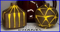 Mid Century Japan Made 3x3.5 Bud Vases! Gorgeous Glaze Design & Rare Together