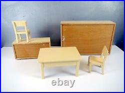 Mid Century MODERNIST Bauhaus MINIATURE Furniture GERMANY Perriand PROUVE rare