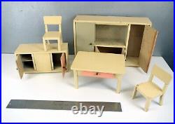 Mid Century MODERNIST Bauhaus MINIATURE Furniture GERMANY Perriand PROUVE rare