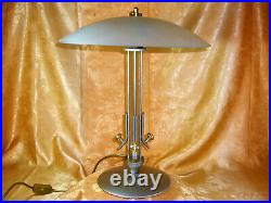 Mid Century Modern, Art Deco, mushroom lamp, Honsel, luxury, rare