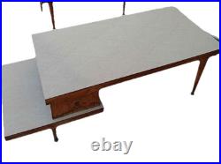 Mid Century Modern Atomic Step End Table Coffee Table Set Rare Find Mid Century Modern Atomic Step End Table Coffee Table Set Rare Find