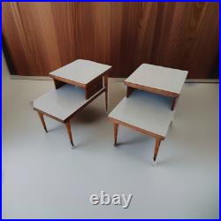 Mid Century Modern Atomic Step End Table Coffee Table Set Rare Find Mid Century Modern Atomic Step End Table Coffee Table Set Rare Find