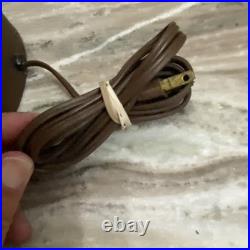 Mid Century Modern Ceramic Orange Drip Glaze Table Lamp 32.5 Tall Rare MCM