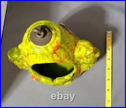 Mid Century Modern Ceramic owl Hanging Ashtray (Very Rare)
