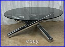 Mid-Century, Modern? Chrome Jax Coffee Table Extremely Rare Find, Milo Baughman