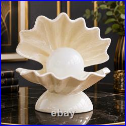Mid-Century Modern Clam Oyster Shell Lamp RARE