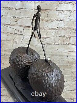 Mid Century Modern/Cometti Inspired Abstract Figurative Bronze Sculpture