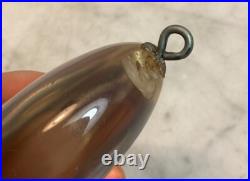 Mid Century Modern Large Vintage Designer Egg Shape Lucite Pendant Rare