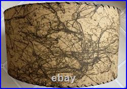 Mid-Century Modern Majestic Style Brass Floor Lamp withOriginal Shade. Rare