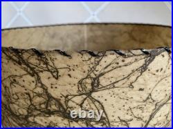 Mid-Century Modern Majestic Style Brass Floor Lamp withOriginal Shade. Rare