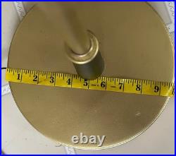 Mid-Century Modern Majestic Style Brass Floor Lamp withOriginal Shade. Rare