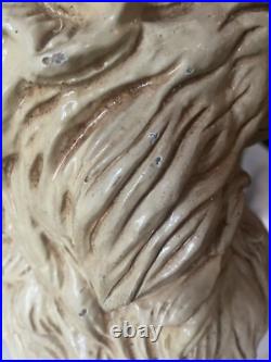 Mid Century Modern Persian Kitty Cat Statue Marwel Resin Large 1960s RARE HTF