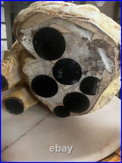 Mid Century Modern Persian Kitty Cat Statue Marwel Resin Large 1960s RARE HTF