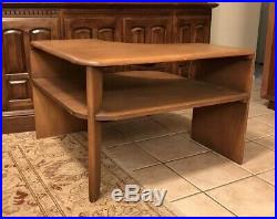 Mid Century Modern Rare Heywood Wakefield G Corner-Side-End Table Wood Furniture