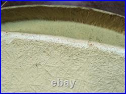 Mid Century Modern Rare Rattan Wicker Fiberglass Table Chairs Patio Woodward