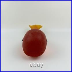 Mid Century Modern Sascha Brastoff Resin Red Amber Sperm Whale Sculpture RARE