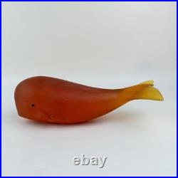 Mid Century Modern Sascha Brastoff Resin Red Amber Sperm Whale Sculpture RARE Mid Century Modern Sascha Brastoff Resin Red Amber Sperm Whale Sculpture RARE