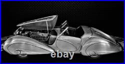 Mid Century Modern Sculpture Rare Art Deco Antique Vintage Race Sport Car Racing