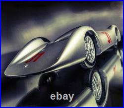 Mid Century Modern Sculpture Rare Art Deco Antique Vintage Race Sport Car Racing